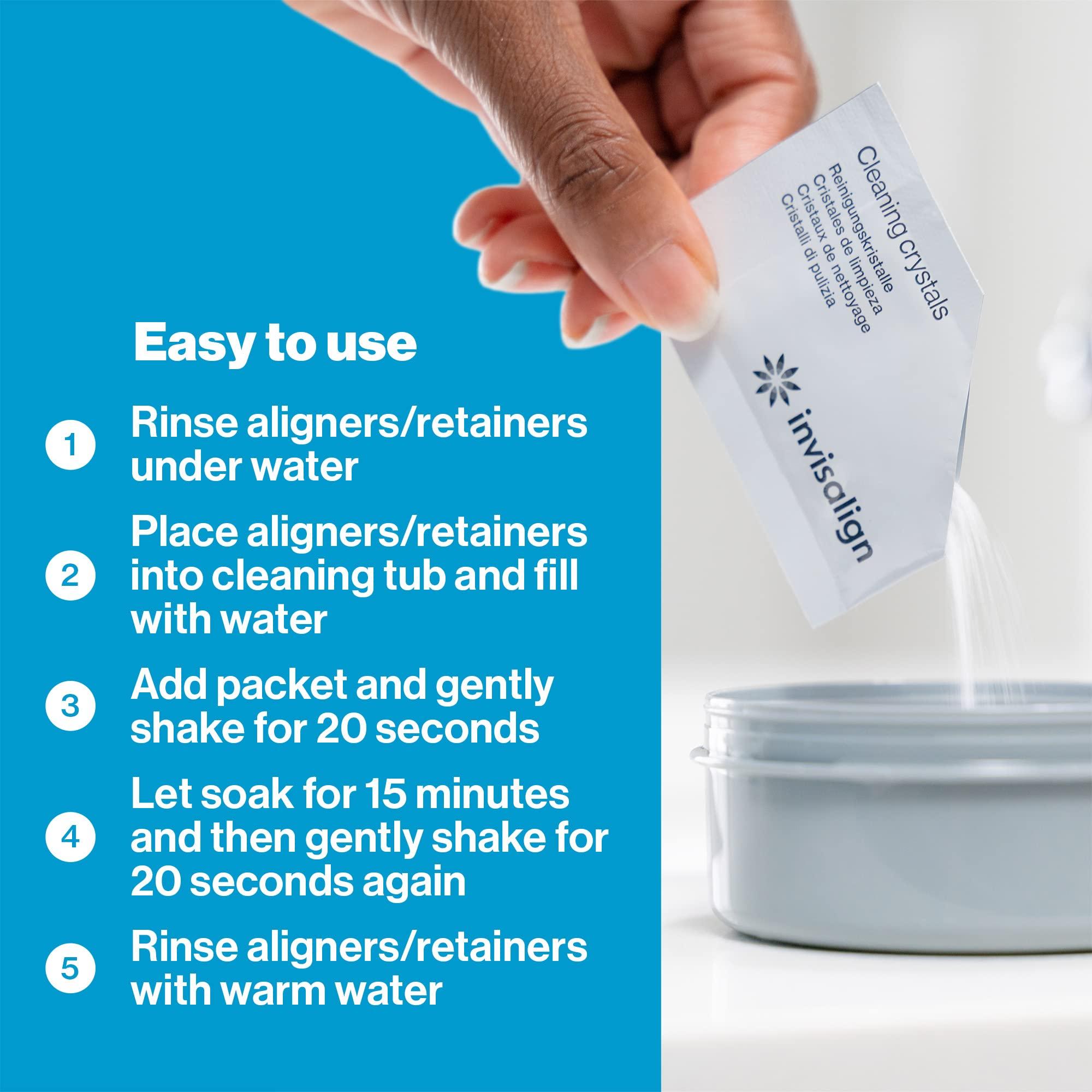 INVISALIGN INVISALIGN Cleaning System For Aligners And Retainers (With Tub) - 50 Week Supply