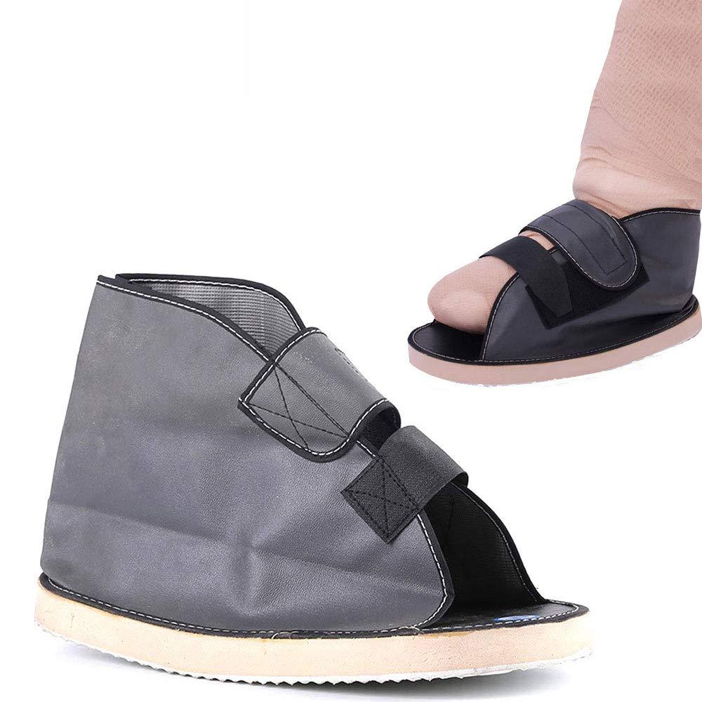 GHzzY GHzzY Post-op Shoe for Broken Toe/Foot Fracture - Medical Walking Boot & Orthopedic Sandal w/Adjustable Straps for Foot Protection & Recovery,L