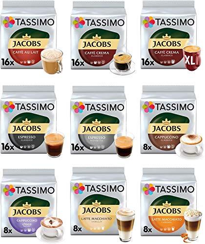 Stormbrew Tassimo Coffee, Tea, Chocolate Pods. Pick Any 5 Packs from 50+ Blends Including Kenco, Costa, Jacobs, Hot Chocolate, Chai latte, Baileys, Cadbury, Milka, Cafe Hag and More.