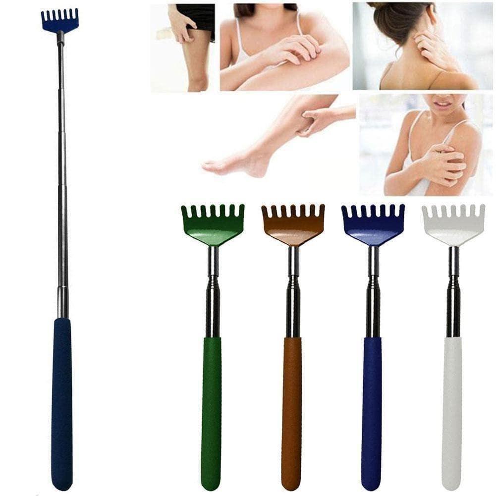 FreshCart Basics Telescopic Back Scratcher Scratching Backscratcher Massager Back Scraper Itch Hackle Health Telescoping Extend Products V3L1 Kit