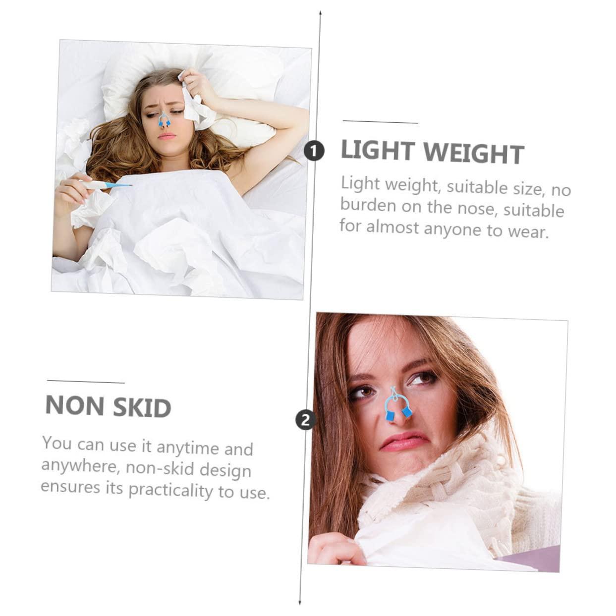 Healvian Healvian Breathing Nose 40 Pcs Nose Correction Clip Swimming Nose Plugs Nasal Nose Stopper Clips Fixing Nose Emergency Nose Clips Bloody Nose Stopper Epistaxis Nose Clip Nose Bleed Stopper See