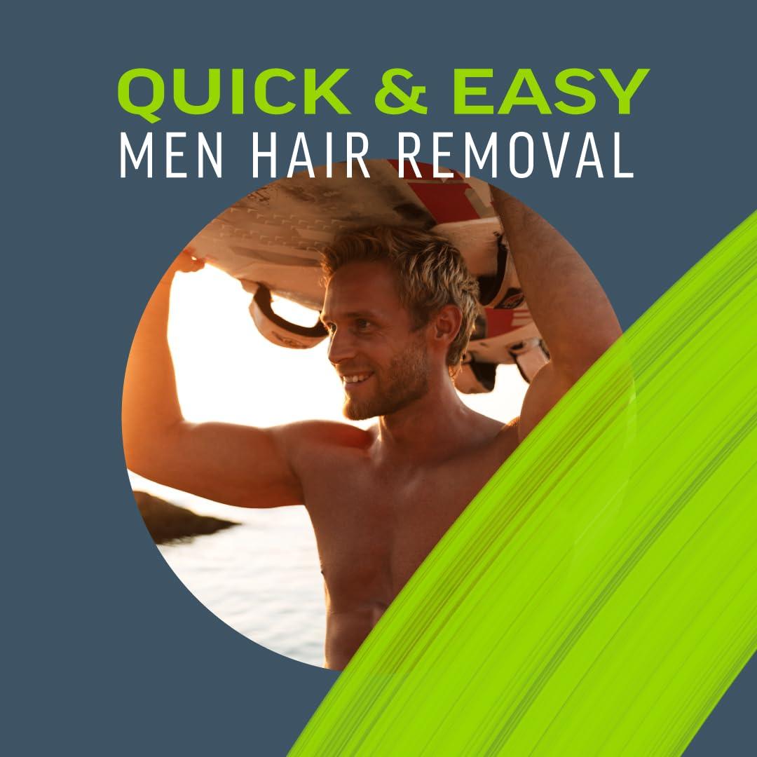 Veet Veet Men Intimate Hair Removal Kit, Hair Removal Cream & Aftercare Balm, For Sensitive Areas, 100ml & 50ml each (pack of 2)