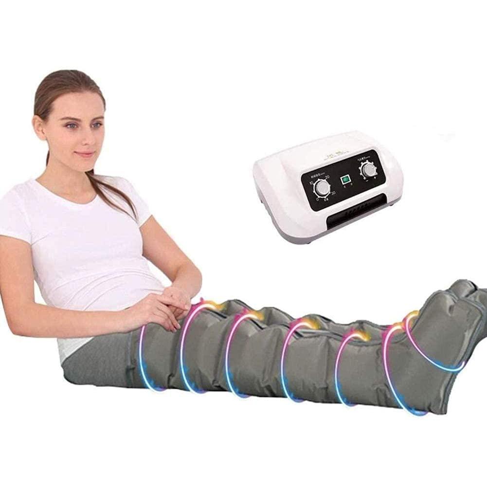 FreshCart Basics Leg Massager Portable Pressotherapy Air Compression Machine for Circulation Foot Lymph Drainage - Relax and Lose Weight with Leg Wraps Massager