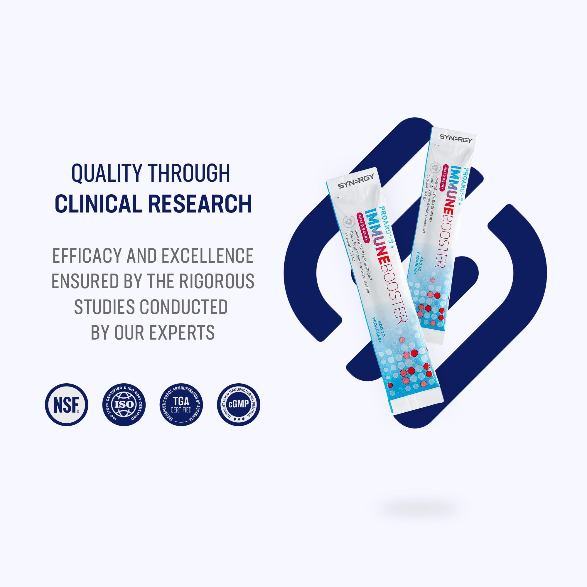 Synergy Worldwide Synergy Worldwide ProArgi-9+ Immune Booster 30 Servings | Vitamin C, D3, B6 Supplement | Immune Support & Antioxidant | Promotes Wellness | Gluten-Free | Berry Flavor | 132g