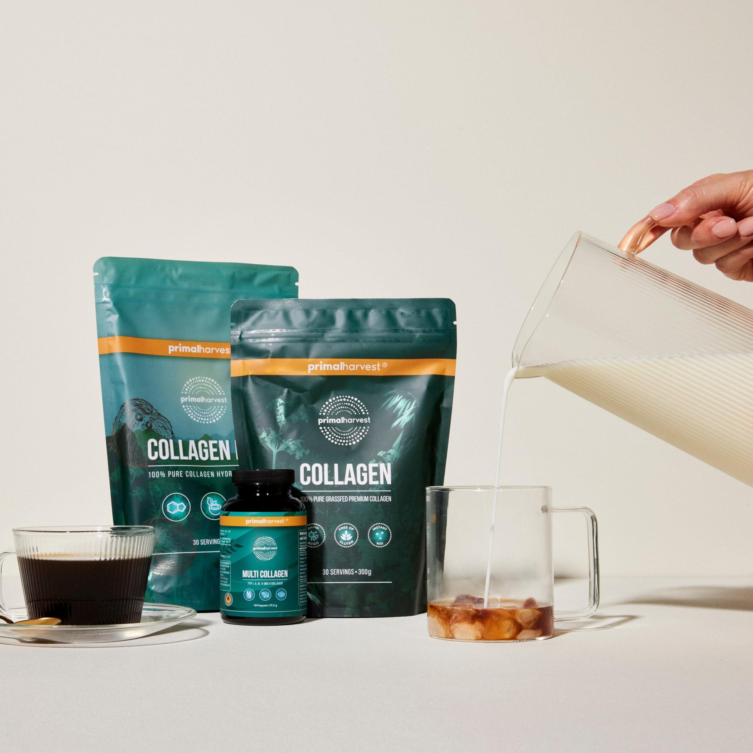 Primal Harvest Primal Collagen by Primal Harvest - Powder Supplement with Type I and III peptides to Help Improve Hair, Skin, Nails and Joints, for Men and Women, 300 Grams