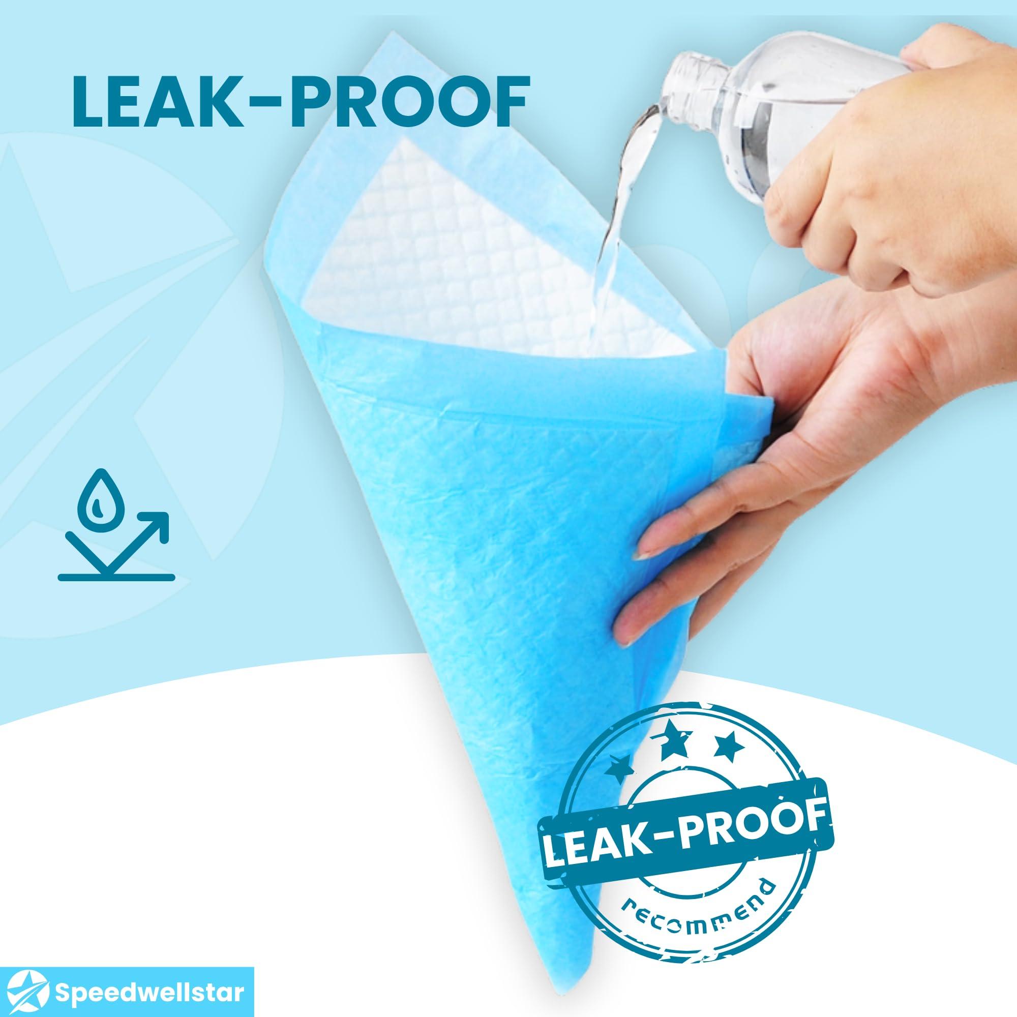 Speedwellstar 150 x 80 cm Extra Large 2300 ml Disposable Incontinence Bed Pads Pack of 20 Super Absorbent Protector Full Size Bed Wee 2300 ml