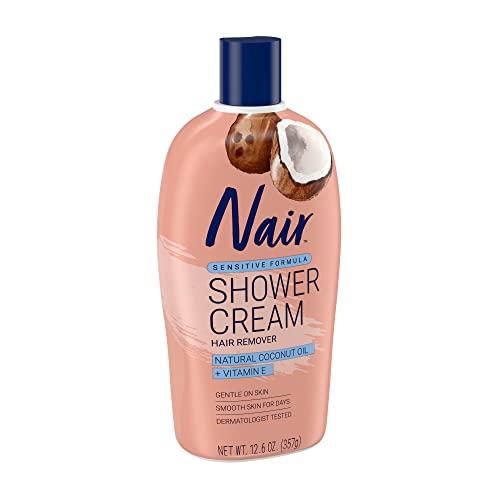 Nair Nair Shower Power Sensitive Hair Removal for Legs Body, 12.6 fl oz