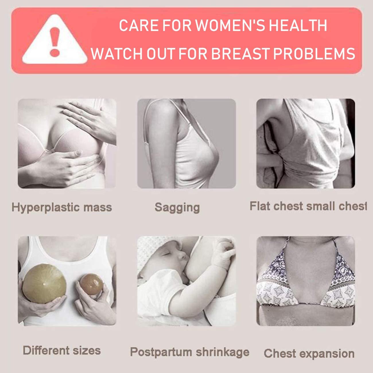 Lnobern ZhiLianZhao Professional Breast Enlargement Machine, Breasts Augmentation Massager with Fast Heat Conduction, Ice Massage, Adjustable Angle for Chest Care, Waist Relaxation