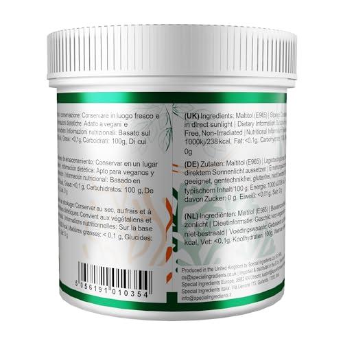 SPECIAL INGREDIENTS Maltitol Powder 10kg Premium Quality, Vegan, Non-GMO, Gluten Free, Non-irradiated  Recyclable Container