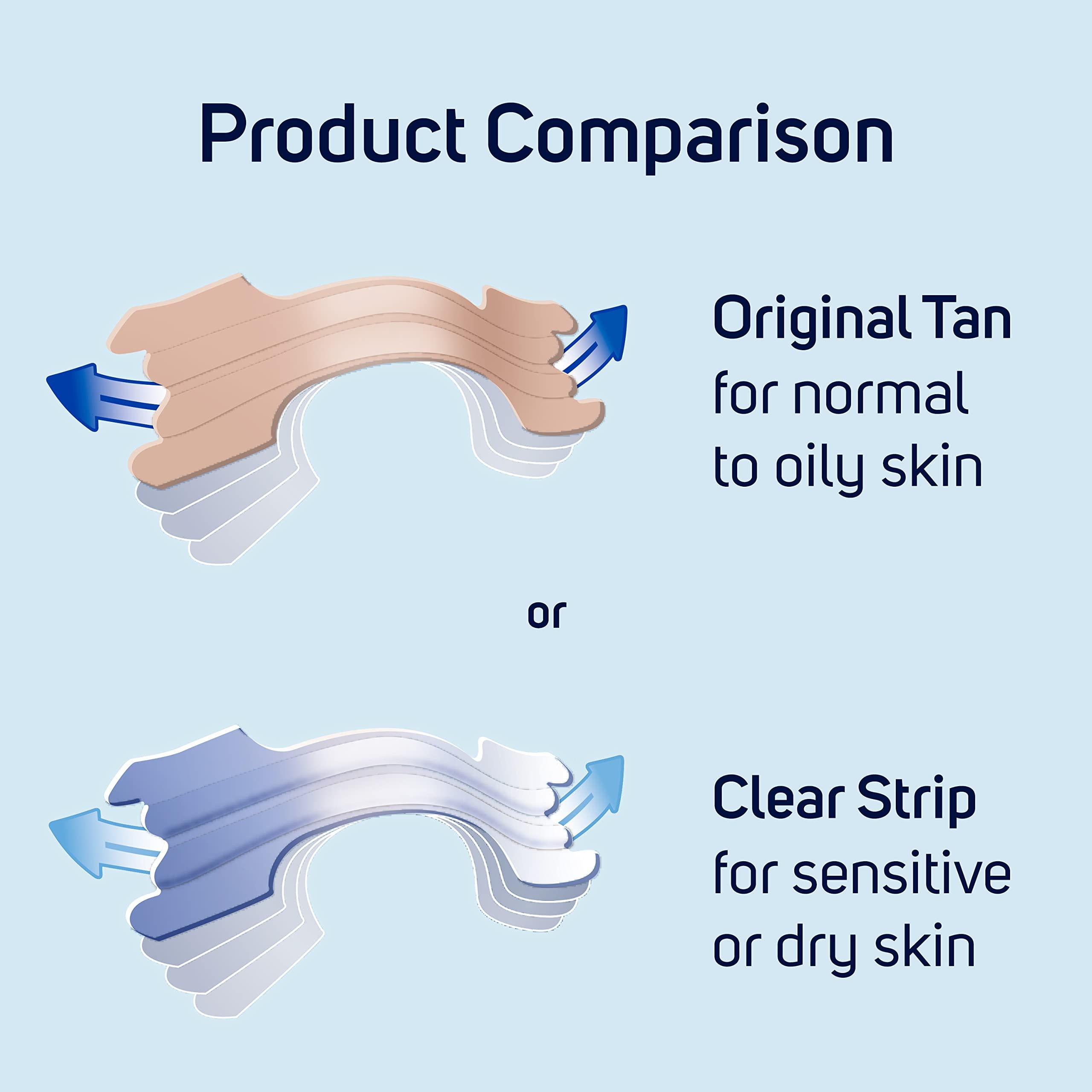 Breathe Right Breathe Right Nasal Strips Clear Large 10s, Instantly Relieves Nasal Congestion, Helps Reduce Snoring, Drug-free, Snoring Aid for Men and Women, 10 Count (Pack of 1)