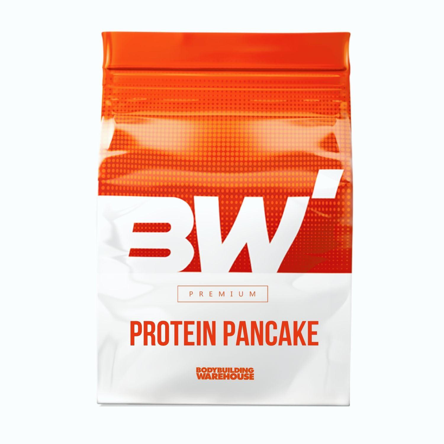 Bodybuilding Warehouse Premium Protein Pancakes Mix - Breakfast Snack - Easy to Make - 22g Protein Per Serving - Bodybuilding Warehouse (Cinnamon, 1kg)