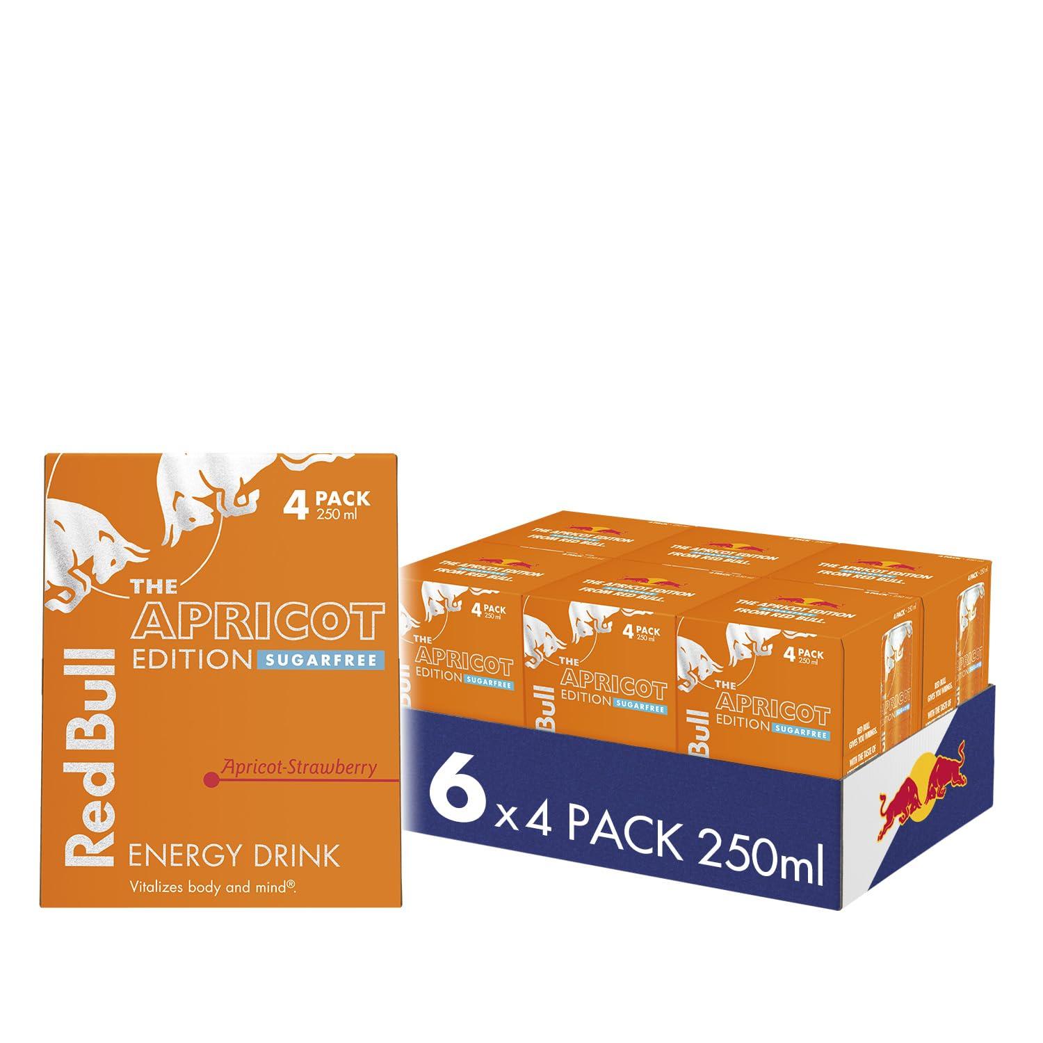 Red Bull Red Bull Energy Drink Sugar Free Apricot and Strawberry Edition 250 ml x24