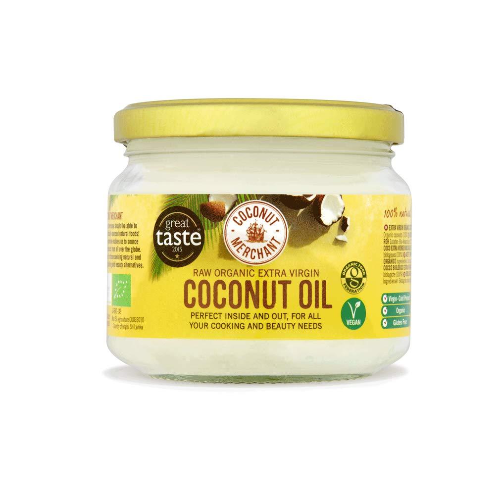 Coconut Merchant Coconut Merchant Organic Coconut Oil 300mL | Extra Virgin, Raw, Cold Pressed, Unrefined | Ethically Sourced, Vegan, Ketogenic and 100% Natural | For Hair, Skin & Cooking