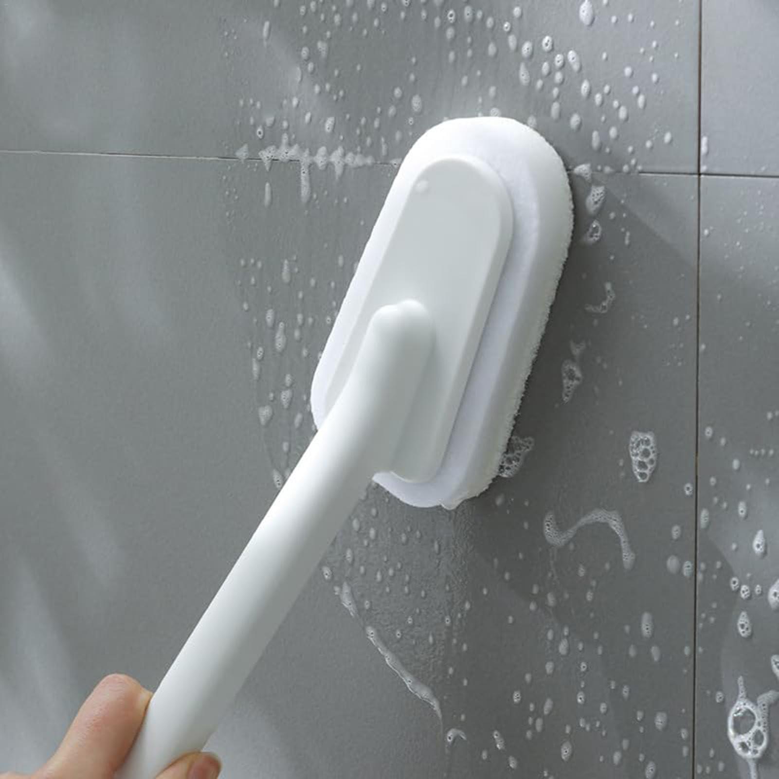 FreshCart Basics Long Handled Sponge For Cleaning, Wall Sponge Brush, Bathtub Sponges For Cleaning Reusable Sponge Long Handle For Wall Bathr-oom Bathtub Table