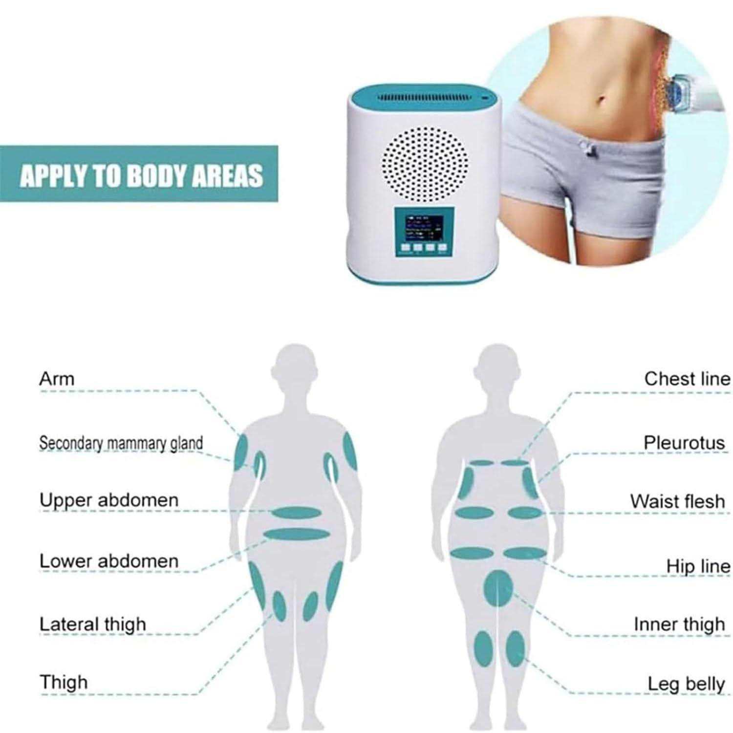 LQQYJSM LQQYJSM 90W Fat Cryoliposys Sculpting Device, Freezing Slimming Machine Burst Fat Instrument, Cool Sculpting Machine for Home, Great for Lose Belly/Arms/Legs Fat