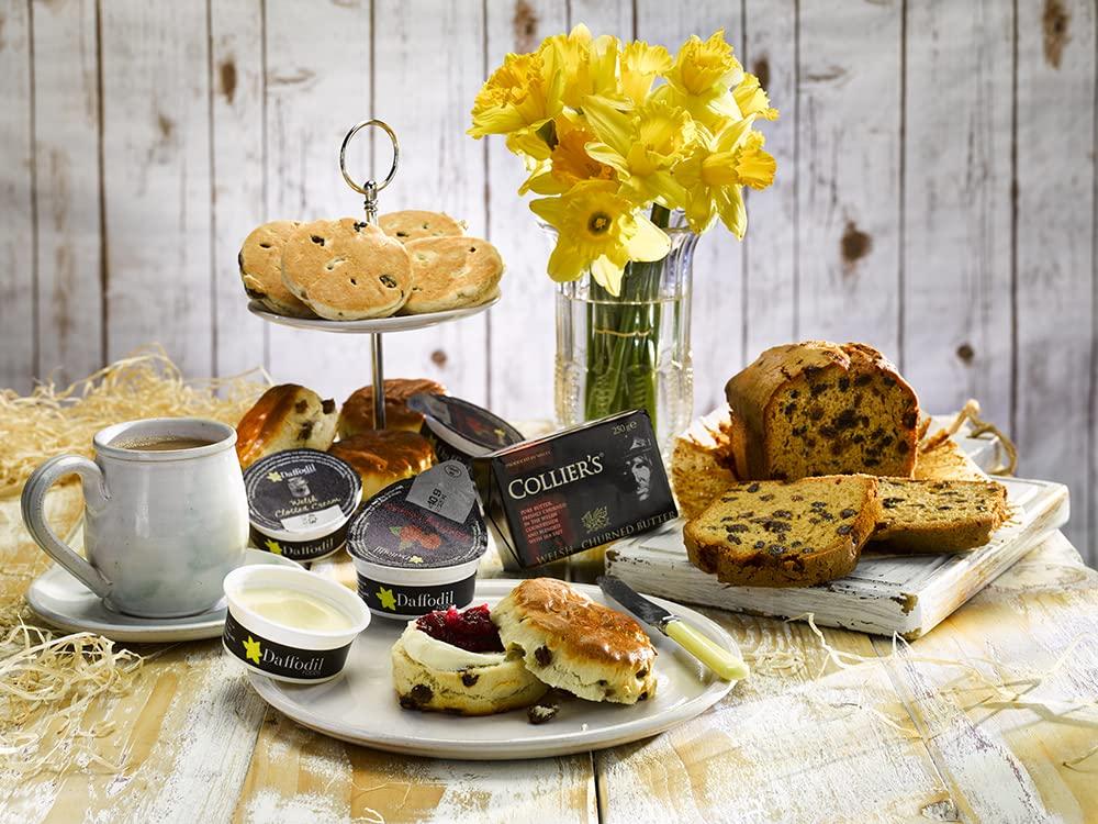 Daffodil Foods Daffodil Foods The Welsh Afternoon Tea Hamper | Luxury Food Gift Ideas for Women Birthday Hamper Gift | Afternoon Delight Gift Hamper for Everyone | Tea Hamper for Any Occasion or Anniversary