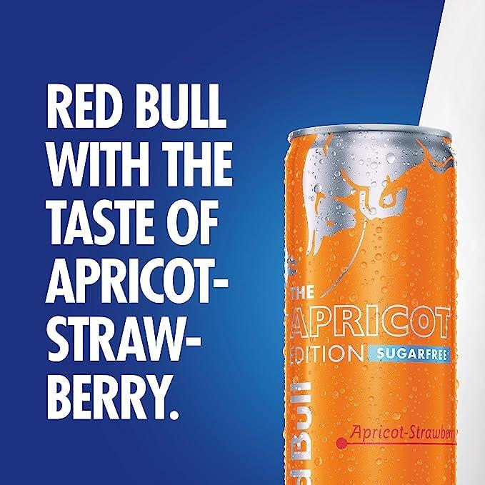 Red Bull Red Bull Energy Drink Sugar Free Apricot and Strawberry Edition 250 ml x24