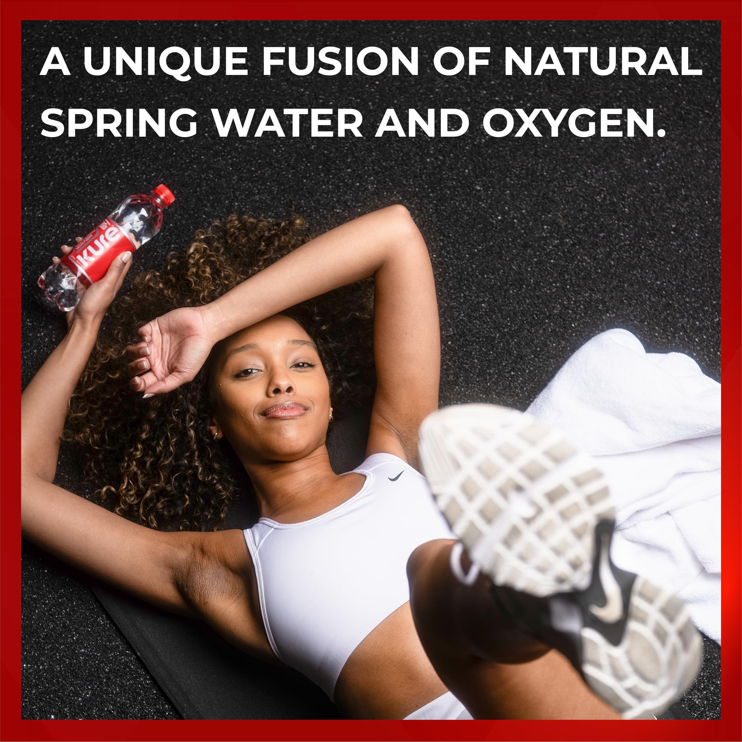 KURE KURE OXYGEN WATER Multipack - Spring Water Supercharged with Nano Oxygen - Non-carbonated - Oxygenated Water - Bottled Water - (850 ml (Pack of 12))