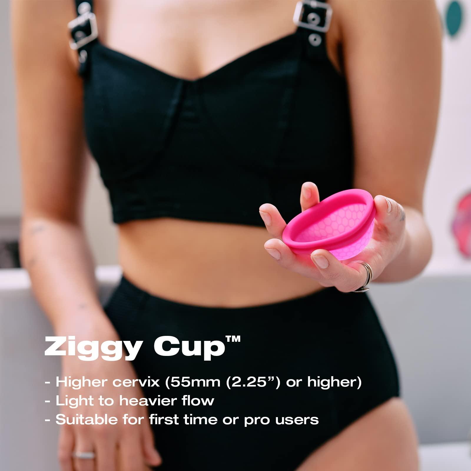 INTIMINA INTIMINA Ziggy Cup - Extra-Thin Reusable Menstrual Cup with Flat-fit Design, 13.2 g 6140