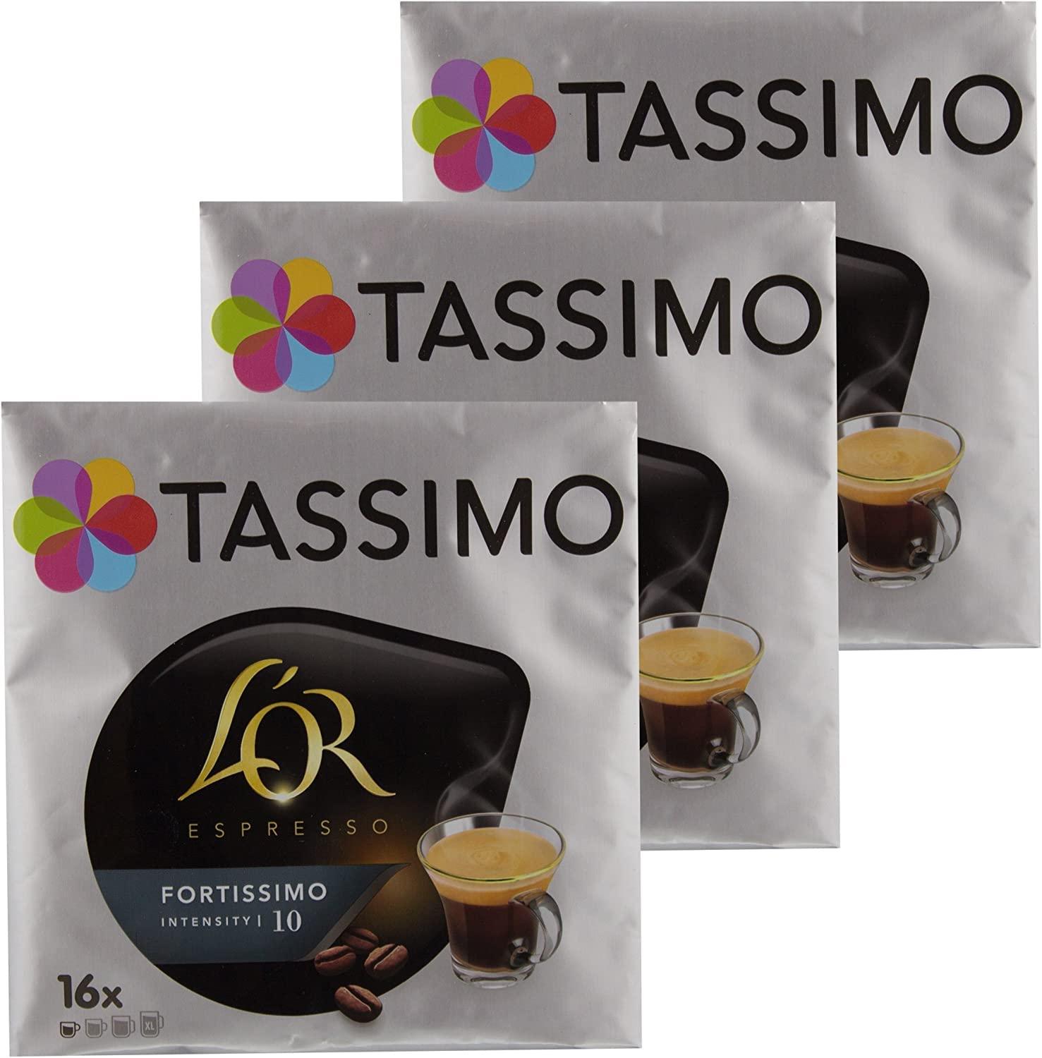 Tassimo Tassimo Fortissimo L \'Or Espresso, Coffee, Cafe Stack-Gema Recommended Roast Coffee, 48T-DISC HOLDER