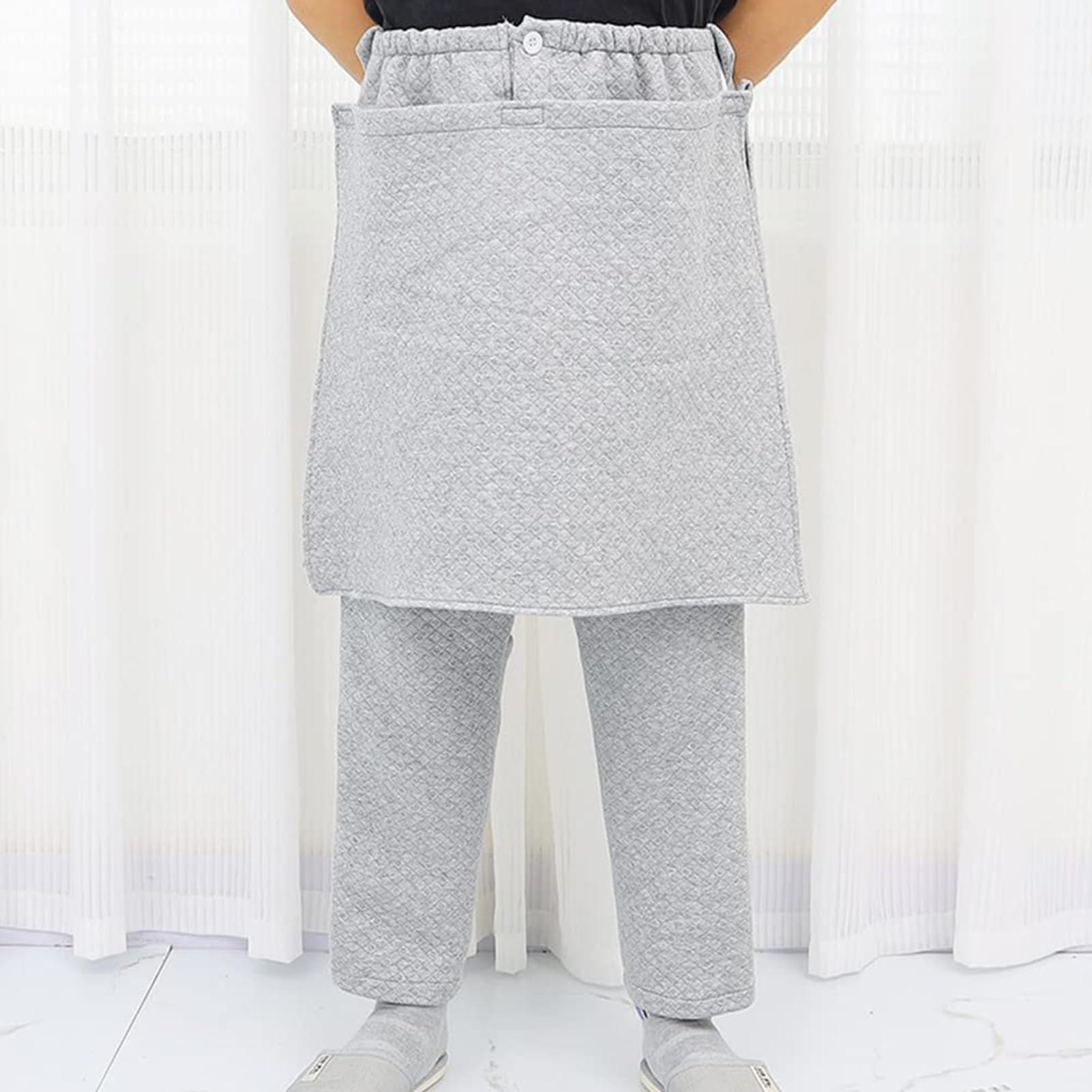 UNbit Patient Pants Clothing, Bedridden Incontinence Trousers for Women and Men, Thickening Patients Care Trousers for Disabilities Fracture Bed Patients Elderly Patients Surgery