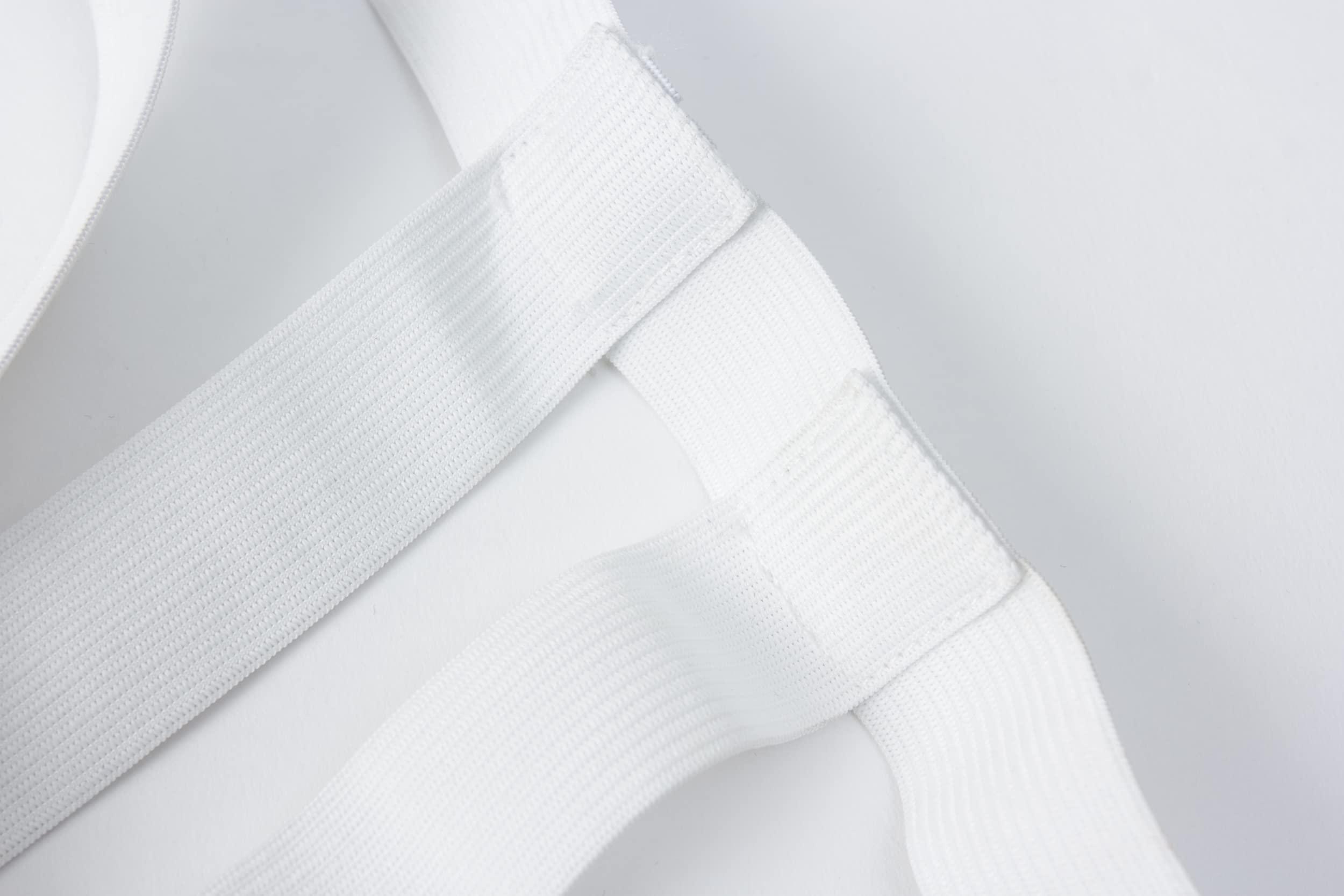 DKEGIFF DKEGIFF Men's Nylon Harness Belt Body Chest Harness Belt Elastic Shoulder Strap Exotic Apparel Male Corset One Size, White, One Size