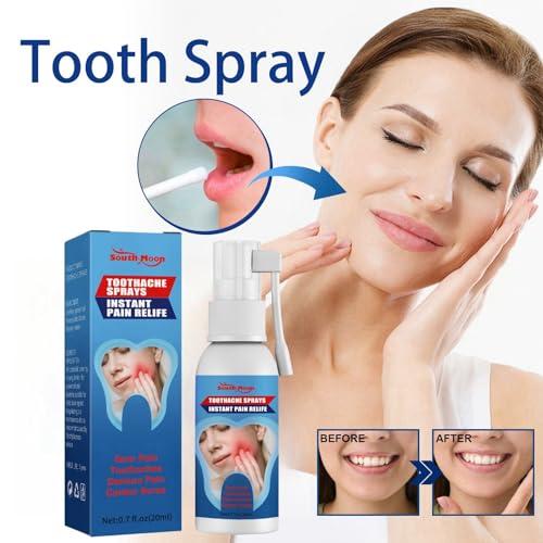 HIVETZ 2pcs Toothache Relieving Spray,Herbal Oralcare Spray,Toothache Pain Relief,Dental Pain Relief Spray,Toothache Pain Relief for Adult,Instant Teeth Treatment Relief,Strong Pain Relief for Toothache