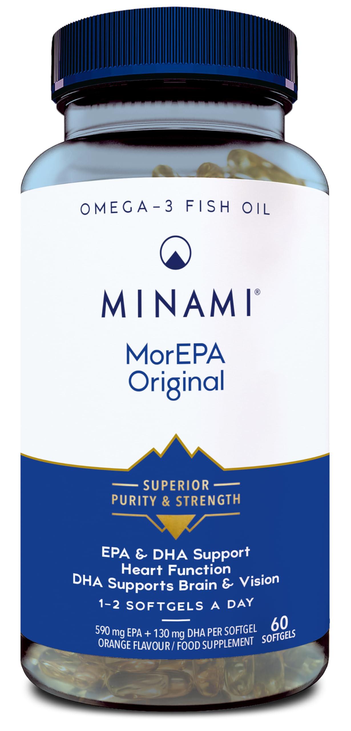 MINAMI Minami Morepa Smart Fats Fish Oil Omega-3 Epa 60 Softgels, 120 g, 701983