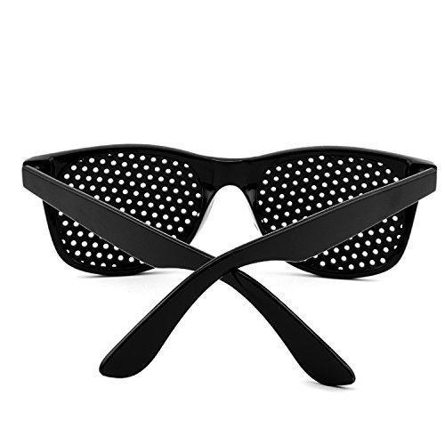 Grenhaven Grenhaven Black Grid Glasses Eye Training Pinhole Glasses