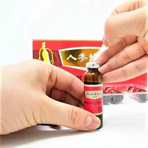 GinSen (Original) 3 Boxes Ginseng Royal Jelly Oral Liquid, Red Panax Ginseng & Royal Jelly Improves Stamina, Memory, Focus, Clarity, Immunity & Energy Support,(3x10x10ml)