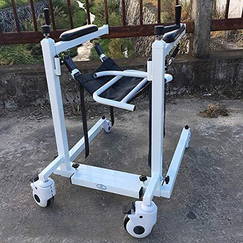 JWCN Heavy-Duty Patient Lift with Manual Low Base With telescopic function 500 lb. Weight Capacity Patient Transfer Sling Lift for Disabled People Elderly Uptodate