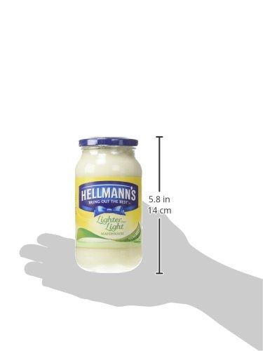 Hellmann's Hellmann\'s Lighter Than Light Mayonnaise same great taste light mayo for sandwiches, wraps and salads 400 g