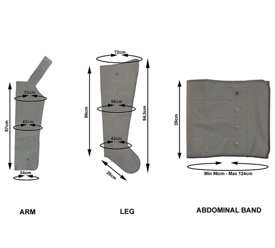 Generic Air Compression Boots for Lymphedema Circulation Swelling - Intermittent Pneumatic Air Therapy Recovery- Relax & Relieve Pain Relief - Inflatable Massage Set Machine - Package for Effective Relief