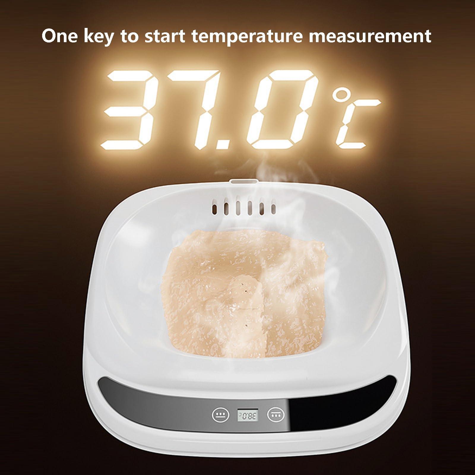 Eljeczt Eljeczt Sitz Bath Tub for Hemorrhoids Female Postpartum Sits Bath for Toilet Seat Dual Spouts Butt Bath Basin Portable Water Spray Style Real-time Water Temperature Measurement