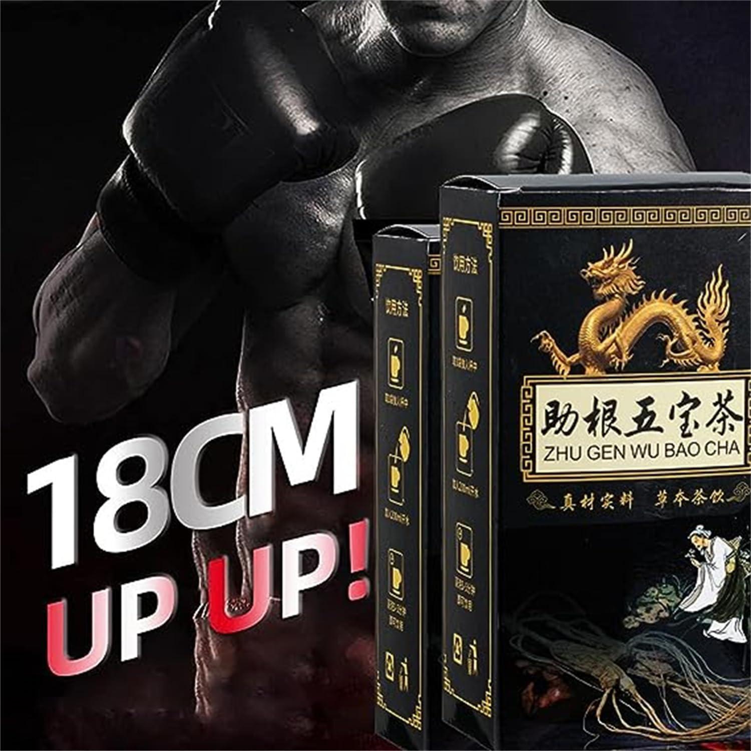 Hualabo Ginseng Five Treasures Tea Kidney Tea, Kidney Tea Formula Ginseng Five Treasure Tea, Mens Essentials Kidney Tea, Liver and Kidney Care Tea, Tonify Kidney for Men (1Box)