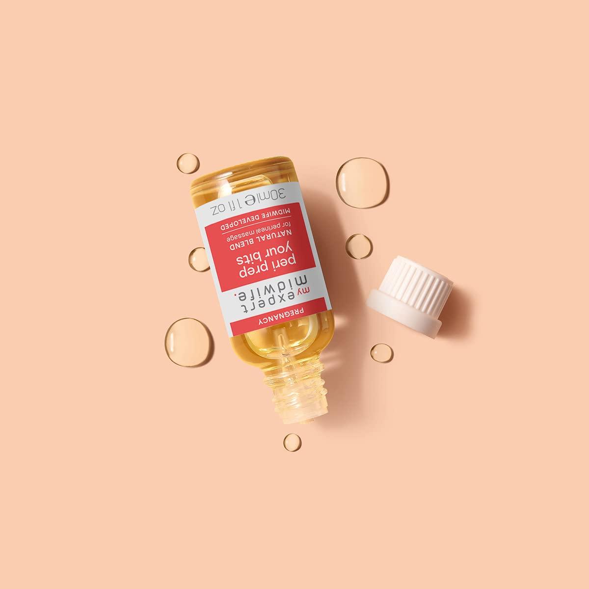 My Expert Midwife My Expert Midwife Just For Bits - Birth Prep & Recovery Duo with Spritz for Bits Postnatal Relief Perineal Spray and Peri Prep Your Bits Perineal Massage Oil (Pack of 2)