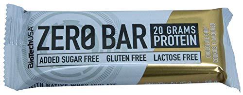 BioTechUSA BioTech USA - Zero Bar, 10 x 50g Chocolate Chip Cookies