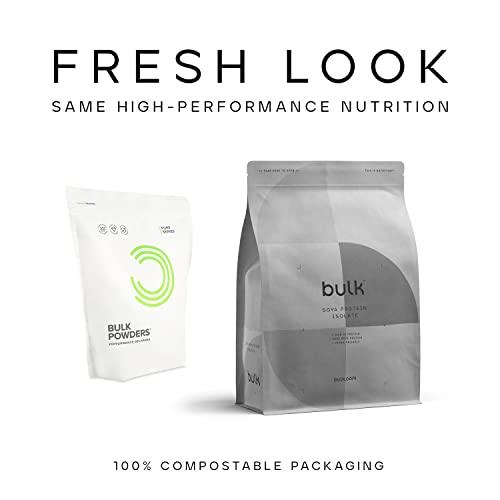 Bulk Bulk Soya Protein Isolate Powder, Vegan Protein Shake, Chocolate, 2.5 kg, 83 Servings, Packaging May Vary