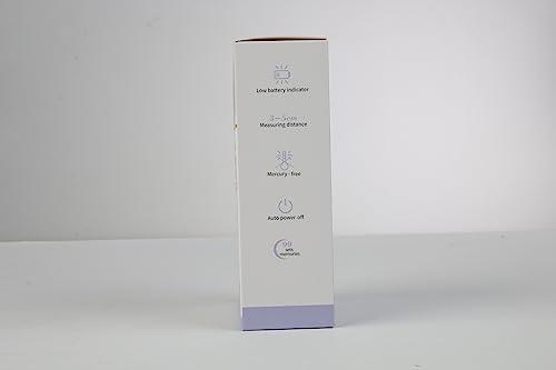 KKmier Thermometer for Adults, KKmier Digital Forehead Thermometers, Non Contact Infrared Temperature Checker for Adults Children Baby, Thermometer Gun with Fever Alarm, 2s Readings, 99 Measurement Memory