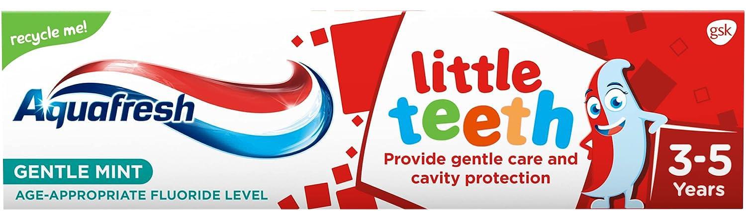 Aquafresh Aquafresh Toothpaste Little Teeth 3-5 Years 50ml (Pack of 6)