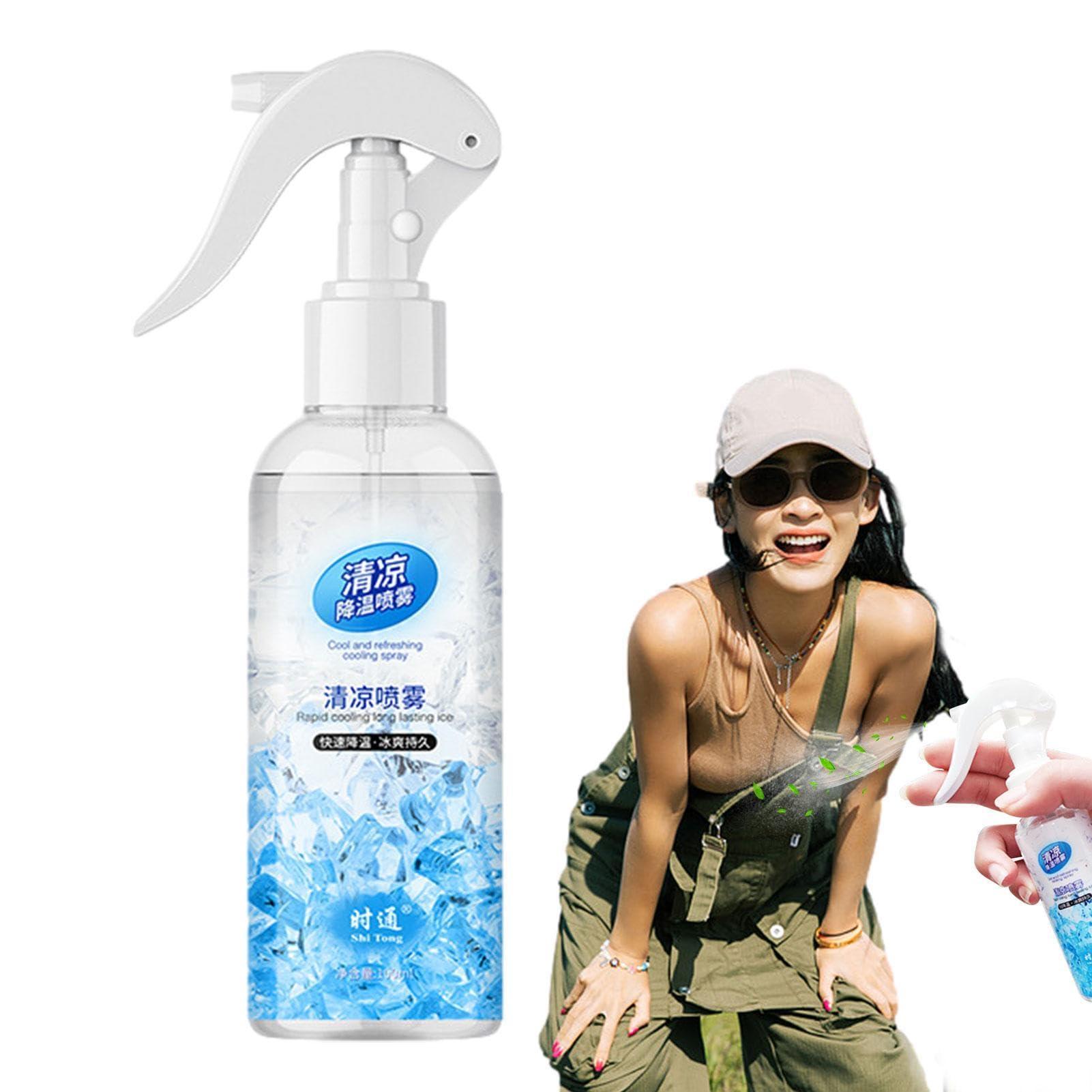 FreshCart Basics Cooling Face Mist - Instant Cooling 100ml Spray for Face and Body | Summer Cooling Accessories to Keep Cool in the Heat, Cooling for Outdoor Workers, Babies, Children and