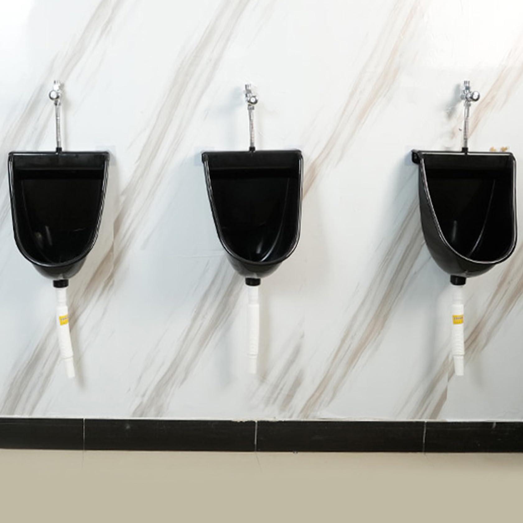 XJKLBYQ XJKLBYQ Waterless Urinal with Hose,UV Resistant Outside Urinal,PP Plastic Urinal,Garage Urinal,Anti-clogging Wall Mount Outdoor Toilet for Backyard Garage