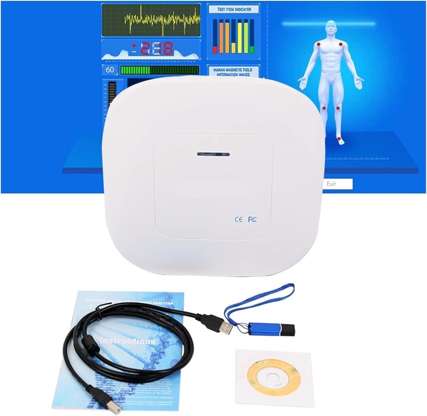 FreshCart Basics Quantum Resonance Magnetic Analyzer 10th Generation - Health Testing Hand Contact Quantum Analyzer for Comprehensive Health Analysis