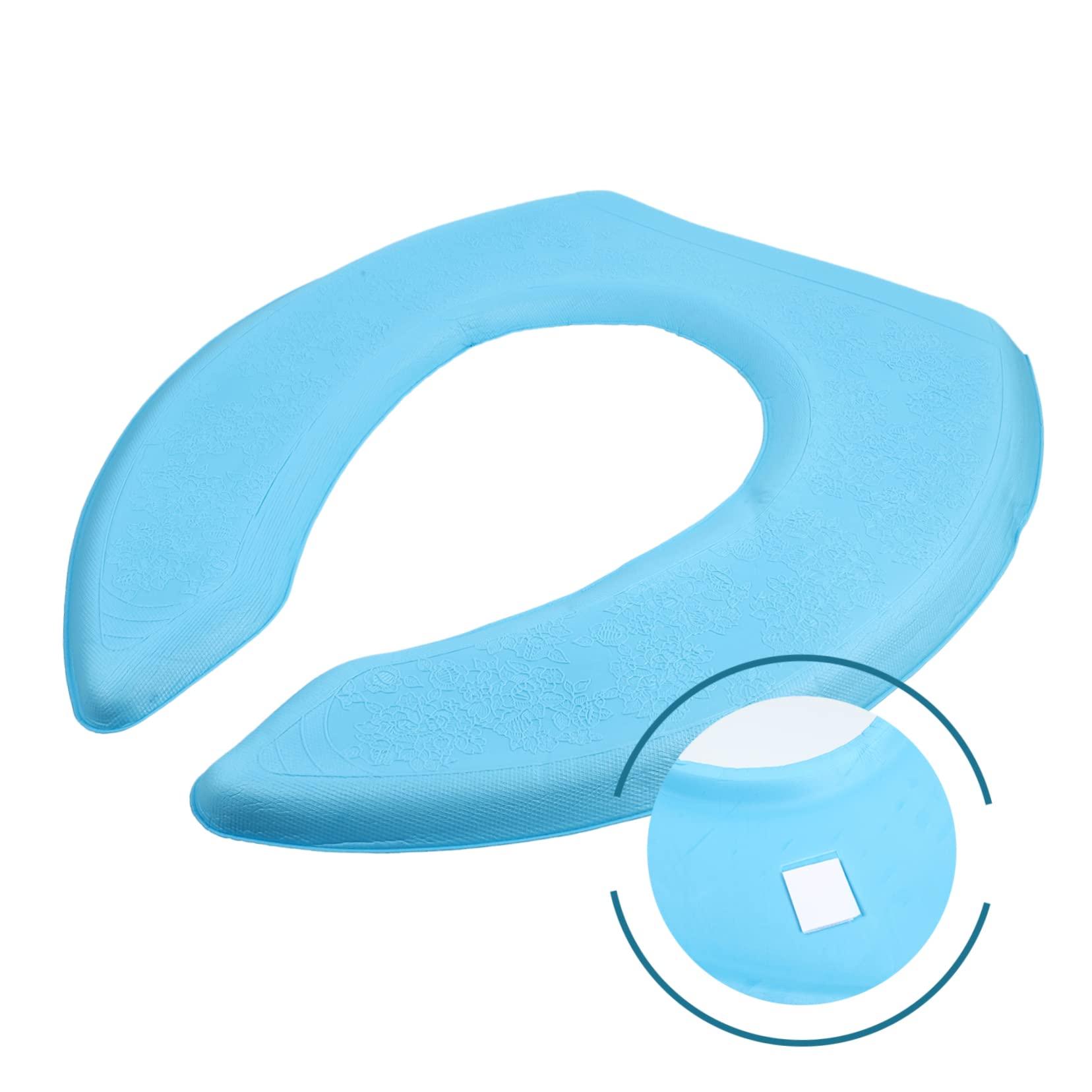 ORFOFE ORFOFE Household Toilet Seat Cover Grey Breathable Water-Resistant Thicken Pad Comfortable for Winter