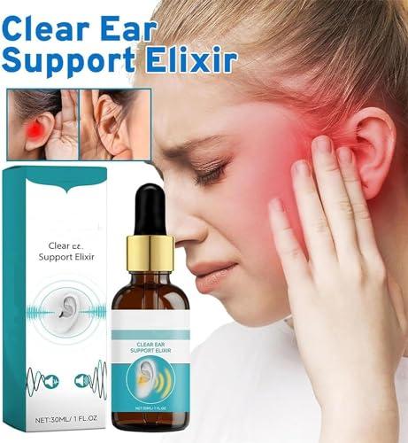 Giurui EchoPure Organic Ear Support Elixir, Tinniease Spray for Tinnitus, Tinnitus Relief for Ringing, Relieve Ear Discomfort (2 Pcs)