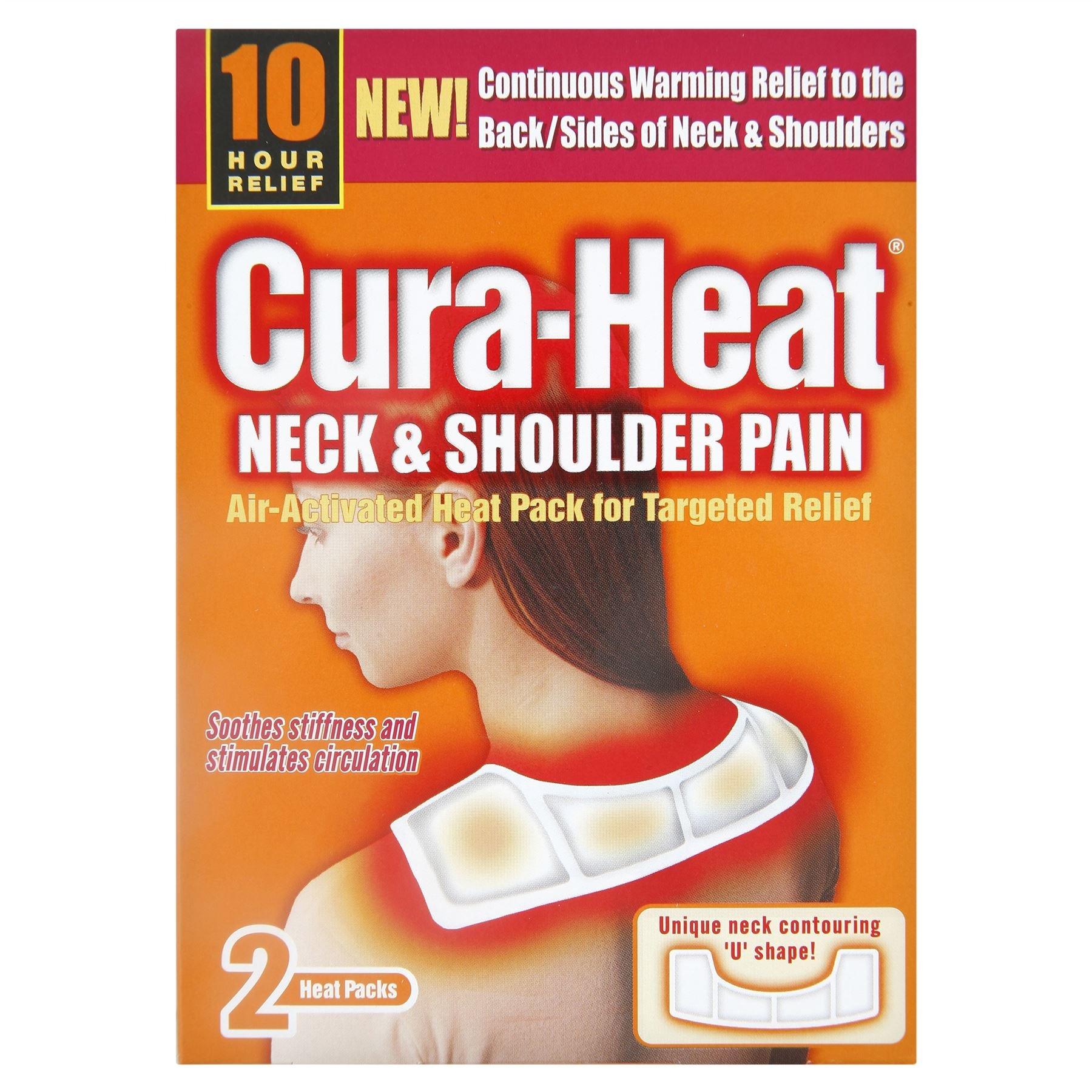 Cura-heat 6 x Cura-Heat Neck & Shoulder Pain 2 Heat Packs