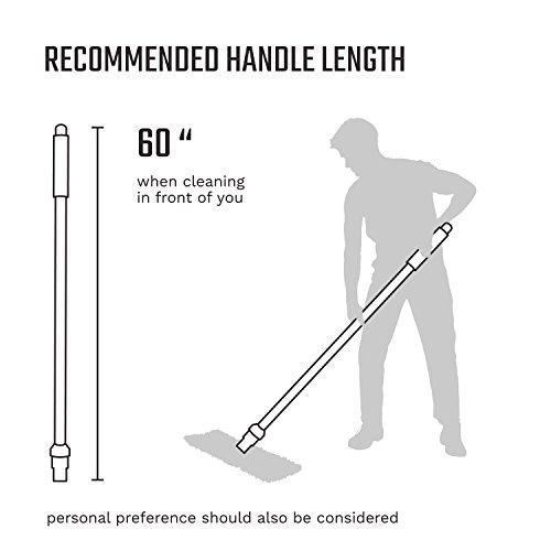 SWOPT SWOPT Microfiber Mop Head Microfiber Dust Mop Head for Use on Wood, Laminate and Tile Floors, Lint Free Cleaning Head Only, Handle Sold Separately, 5111C6