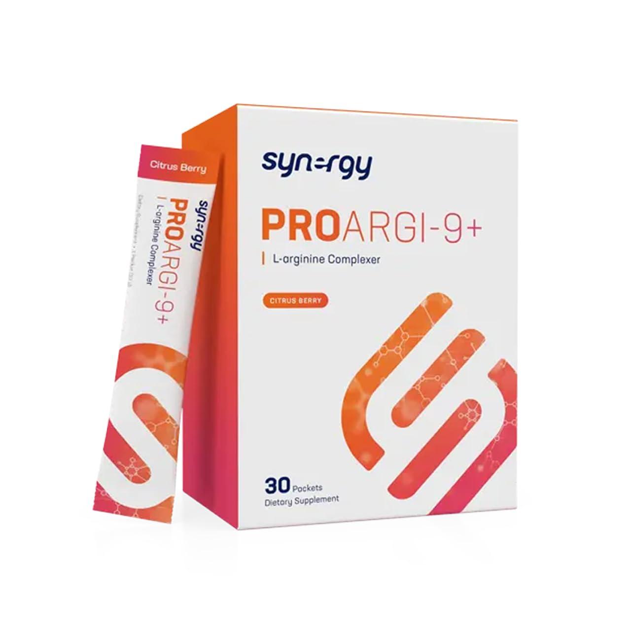 Synergy Worldwide Synergy Worldwide ProArgi 9+ 295 g | 5000mg L-Arginine and 200mg L-Citrulline Supplement with Vitamins C, D3, K, B6, and B12 | Enhance Cardiovascular and Circulatory Health | 30 Sachets