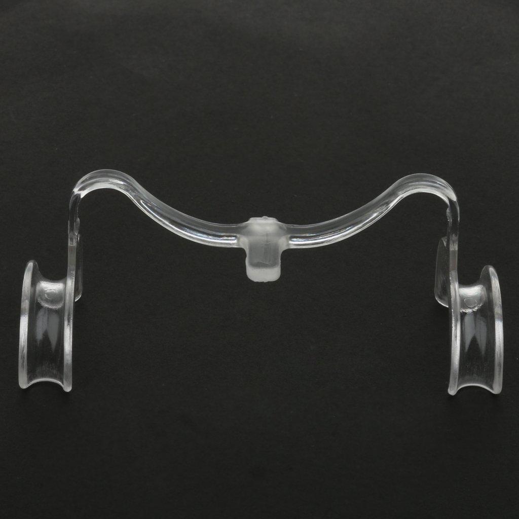 Tiuimk Tiuimk Transparent U-Shaped Dental Cheek Retractor - Medium Size for Clear Oral View