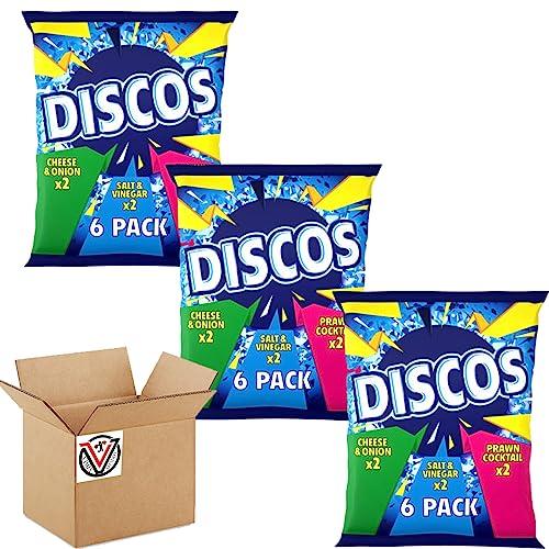 Generic 03 x Discos Variety Multipack Crisps (6 x 25.5g)